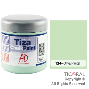 PINTURA TIZA AD 124 OLIVA PASTEL 200ML X 3 UNIDADES